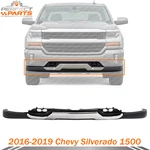 Front Bumper Valance Black &chrome Skid Plate For 2016-2019 Chevy Silverado 1500. Fixed Price $133.00.