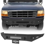Hooke Front Bumper Off-road Steel Fit 92-96 Ford Bronco F-150 F-250 F-350. Fixed Price $339.12.