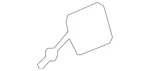 Genuine Gm Primed Rear Bumper Fascia Tow Eye Access Hole Cover 95261119. Fixed Price $21.70.
