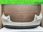 2020-2023 Porsche Taycan Rear Bumper With Lower Valance Oem 9J1807421 Original. Fixed Price $749.50.