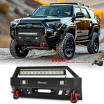 For 2010-2023 Toyota 4RUNNER Front Bumper W/winch Plate & Lights Red D-rings. Fixed Price $269.99.