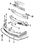 Genuine Gm Energy Absorber 16506529. Fixed Price $34.25.