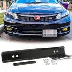 Black Front Bumper Jdm License Plate Mounting Bracket Relocator For Honda Civic. Fixed Price $24.95.
