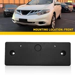 1PCS For Nissan Murano 2011-2014 Front License Plate Tag Mount Adapter Bracket. Fixed Price $23.74.