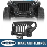 Hooke Road Black Steel Front Bumper + Grill Fit Jeep Wrangler Jl & Jt 2018-2026. Fixed Price $669.09.
