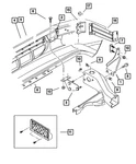 Genuine Mopar Bumper To Frame Rail Bracket Left 55255027AC. Fixed Price $70.99.