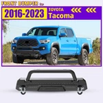 Front Bumper W/bull Bar +2*D Shackles For Toyota Tacoma 2016-2023 Powder Coated. Fixed Price $350.98.