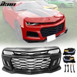 Fits 10-13 Chevy Camaro ZL1 Style Front Bumper Cover W/7TH Gen Headlights. Fixed Price $1103.54.