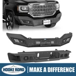 Hooke Road Steel Front Bumper Rear For Gmc Sierra 1500 2016 2017 2018. Fixed Price $908.16.