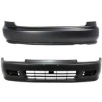 Front & Rear Bumper Cover Set For 1992-1995 Honda Civic Hatchback Primed Plastic. Fixed Price $156.82.