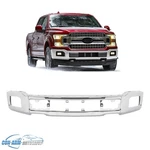 Chrome Steel Front Bumper Face Bar Ford F-150 F150 2018-2020 W/ Fog Hole. Fixed Price $152.33.