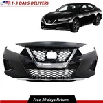 For 2019-2023 Nissan Maxima Front Bumper Cover Kit W/o Park Hole Fog Lights. Fixed Price $424.59.