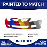 New Painted 2004-2005 Mitsubishi Lancer Es/ls/oz Sdn/wagon Unfolded Front Bumper. Fixed Price $396.98.