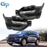 Led Drl Fog Lights Ford Explorer 2020-2021 W/ Lamps & Cover Front Rh+lh Side. Fixed Price $94.50.