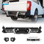 Steel Black Rear Bumper For 2017-2026 F-250 F-350 Super Duty W/ Pod Led Lights. Fixed Price $395.00.