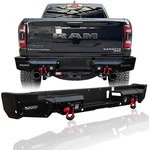 Vijay Steel Rear Bumper Fits 2021-2022 Dodge Ram 1500 Trx With Led Lights. Fixed Price $272.99.