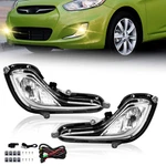 Fog Lights Front Bumper Lamps For 2012-2017 Hyundai Accent Clear Lens+wiring. Fixed Price $49.99.