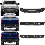 Textured Steel Front Rear Bumper Fit 2007-2013 Chevrolet Silverado 1500 2ND Gen. Fixed Price $419.35.