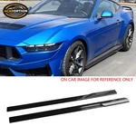 Side Skirts Fits 24-26 Ford Mustang Ikon Style Rocker Panel Guard Gloss Black. Fixed Price $104.99.