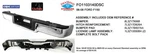 FO1103140DS New Replacement Rear Step Bumper Assembly Fits Style Side Only Capa. Fixed Price $1098.00.