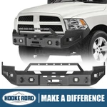 Hooke Road Steel Black Front Bumper W/ Winch Plate Fit 2009-2012 Dodge Ram 1500. Fixed Price $499.99.