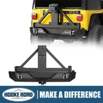 Hooke Road Rear Bumper For 1987-2006 Jeep Wrangler Yj Tj W/tire Carrier & Lights. Fixed Price $499.34.