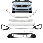 Fits 2010-2012 Ford Fusion Fog Lamp Trim Set And Front Grille Chrome 7PCS. Fixed Price $125.99.