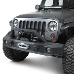 For Jeep Wrangler Jk 18 Bumper Trailguard Full Width Black Powder Coated Front. Fixed Price $1007.69.