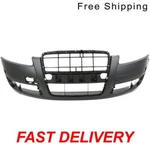 Front Plastic Primed Bumper Cover W/o Headlight Washer Holes Fits A6 AU1000156. Fixed Price $301.07.