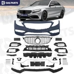 To W205 C63 Amg Bumper Facelift Kit For 2015-2018 Mercedes Benz Class. Fixed Price $486.95.