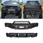 Vijay For 2019-2021 Chevy Silverado 1500 Front/rear Bumper W/winch Plate&lights. Fixed Price $569.99.