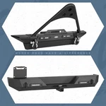 Fit 97-06 Jeep Wrangler Tj Off-road Stinger Front + Rear Bumper W/ Winch Plate. Fixed Price $509.88.
