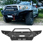 Black Steel Front Bumper W/winch Plate & Led Lights For 2005-2011 Toyota Tacoma. Fixed Price $349.85.