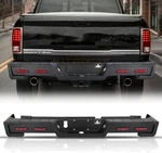 Powder Coated Steel Black Rear Step Bumper Assembly For 2009-2018 Dodge Ram 1500. Fixed Price $459.99.