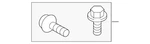 Genuine Nissan Floor Pan Splash Shield Bolt 01121-A6041. Fixed Price $11.10.