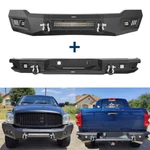 Hooke Road Steel Front Rear Bumper W/led Lights For Dodge Ram 1500 2006-2008. Fixed Price $459.29.