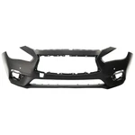 Front Bumper Cover For 2018-2022 Infiniti Q50 Luxe Pure Models Primed 620226HH1H. Fixed Price $315.31.