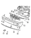 Genuine Mopar Fascia Nerf 5183439AA. Fixed Price $271.33.