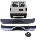 Blcak Chrome Rear Step Bumper 1992-2014 Ford Econoline Van E-150 E-250 E-350. Fixed Price $179.88.