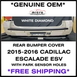 2015 2016 Escalade Rear Bumper Assembly Genuine Oem New White Diamond 23326084. Fixed Price $799.00.