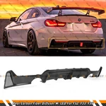 For 2014-2019 Bmw F32 F36 Sport Real Carbon Fiber Led Rear Bumper Diffuser. Fixed Price $285.99.