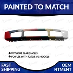 New Painted 2008-2010 Ford F250/F350/F450/F550 Unfolded Front Bumper. Fixed Price $469.98.