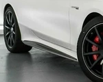 Mercedes-benz Oem Carbon Fiber Side Skirt Inserts C217 Class Coupe Convertible. Fixed Price $3968.95.