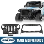 Hooke Road Front Bumper Windshield Frame Cover Fit Jeep Wrangler Jl Gladiator Jt. Fixed Price $1119.28.