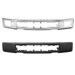 One Piece Chrome / Black Front Bumper 2015-2017 Ford F-150 F150. Fixed Price $259.99.
