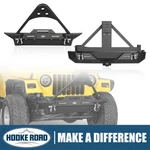 Hooke Road Steel Front Rear Bumper W/tire Carrier For 1997-2006 Jeep Wrangler Tj. Fixed Price $679.88.