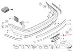 New Bmw 3 E46 Rear Trim Panel Frame 51128218165 Oem No Duty To. Fixed Price $46.12.