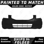 New Painted *NH731P Black* Front Bumper Cover For 2011-2012 Honda Accord Sedan. Fixed Price $390.99.