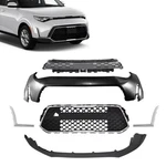 Front Bumper Cover Kit & Grille Molding Trim For 2023 2024 2025 Kia Soul. Fixed Price $619.98.