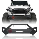 Steel Front Bumper W/ Winch Plate Fit 2007-2018 Jeep Wrangler Jk 2DOOR/4DOOR. Fixed Price $289.59.